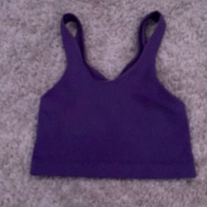v cut neck crop tank top